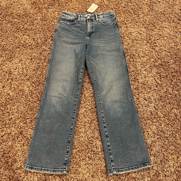 NWT Good American Good Curve Straight Jeans Size 6/28 - BLUE858 - Picture 3 of 13